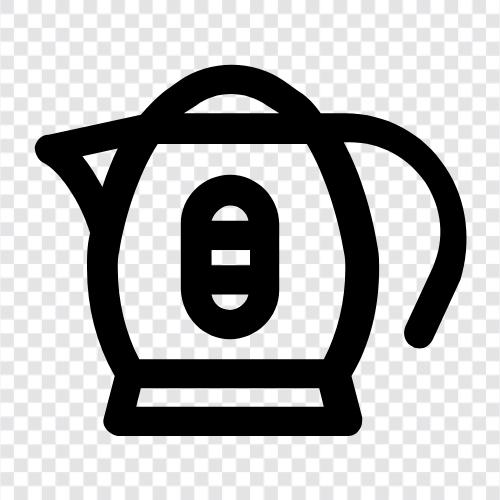 schwarz, Kaffee, Herd, Tee symbol