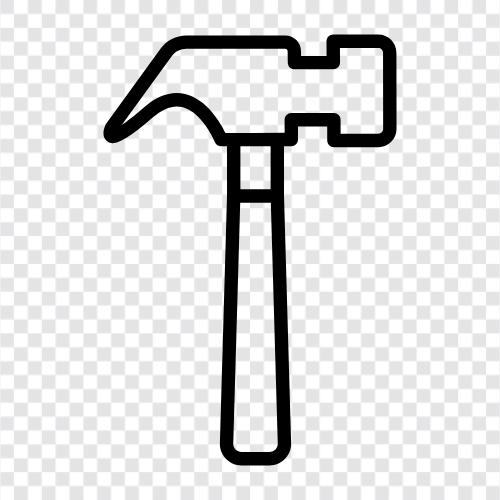 black, metal, tool, construction icon svg