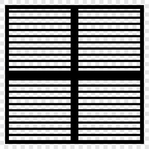 Blinds, Fensterläden, Benutzerdefinierte Blinds symbol