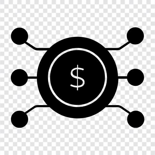 Blockchain, Bitcoin, Kryptowährung, Digital Asset symbol