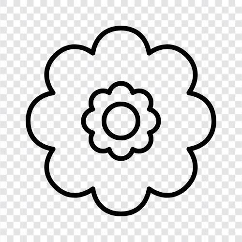 blossom, petal, beauty, fragrance icon svg