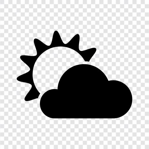 blue sky, clear sky, white clouds, sunny cloud icon svg