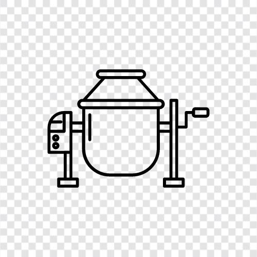 BMX, Cement mixer, Portable mixer, etc. icon svg