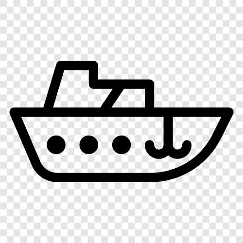 boat rental, boat rental companies, Boat icon svg