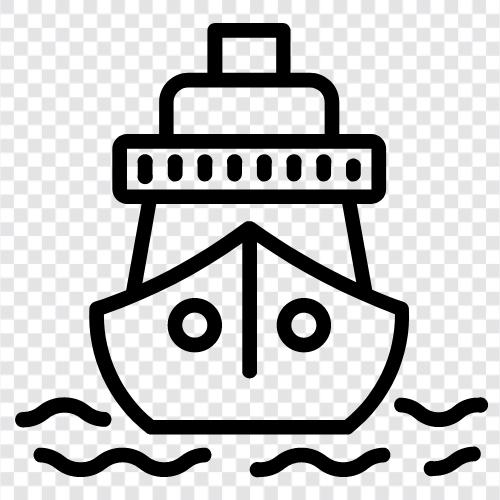 boat, maritime, ocean, seaport icon svg