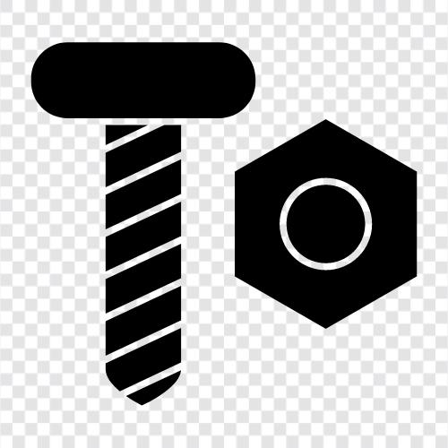 bolts, screws, nails, hardware icon svg