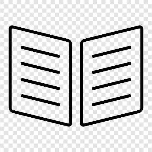 book mode, reading, book, text icon svg