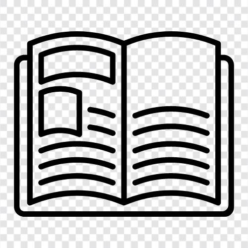 Buch, Lesen, Literatur, Literaturbuch symbol