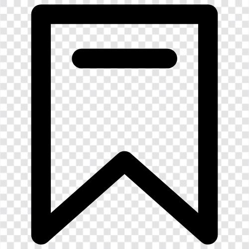 Lesezeichen, LesezeichenOrdner, LesezeichenSoftware, LesezeichenWebsites symbol