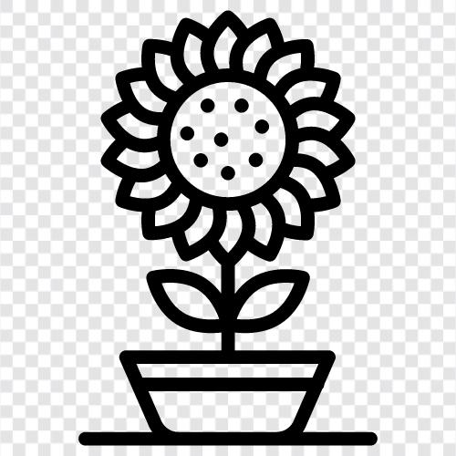 botany, flowers, trees, leaves icon svg