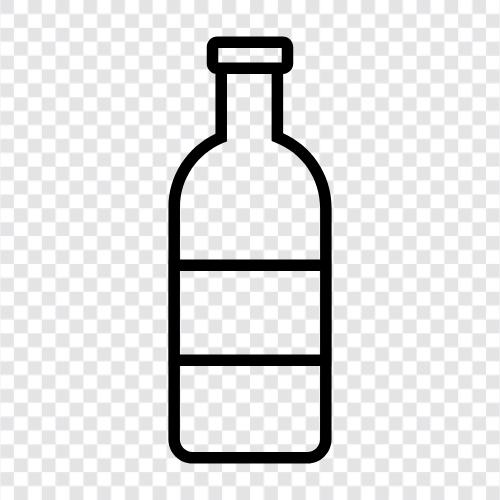 Bottle of Drinks, Alcohol Bottles, Alcoholic Beverages, Drinks Bottle icon svg