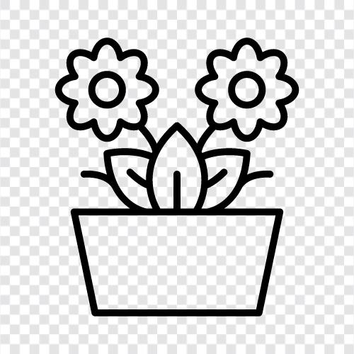 bouquet, arrangement, flora, garden icon svg