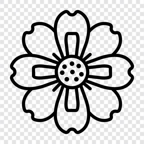 bouquet, blossom, blossoming, branch icon svg