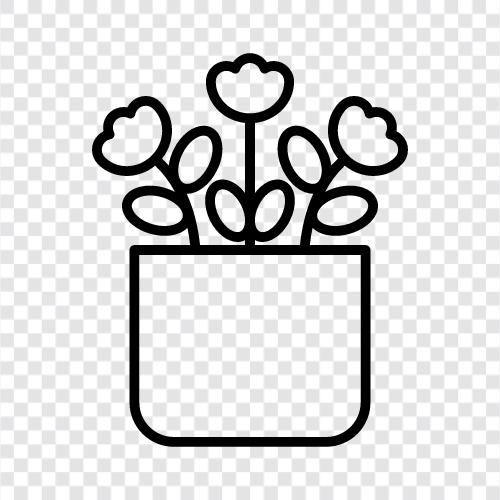 bouquets, fresh, arrangements, flower shops icon svg