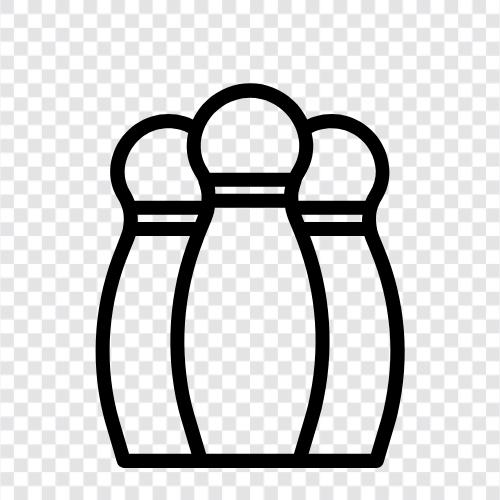 bowling pins, bowling alleys, bowling balls, bowling shoes icon svg