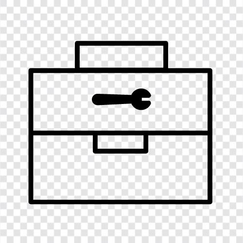 box, speicher, organisation, werkzeug symbol