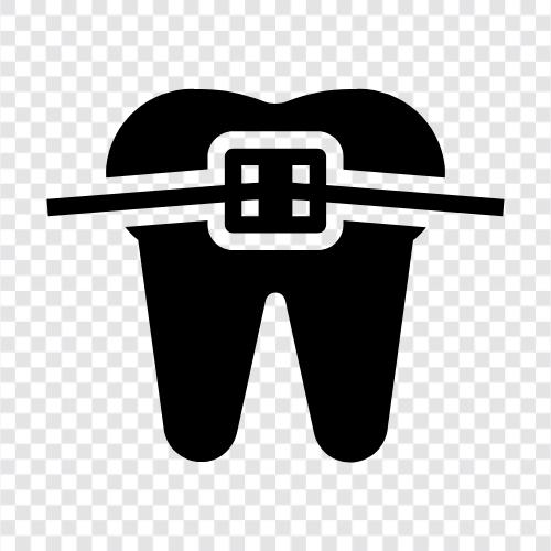 braces, teeth, teeth alignment, dental care icon svg