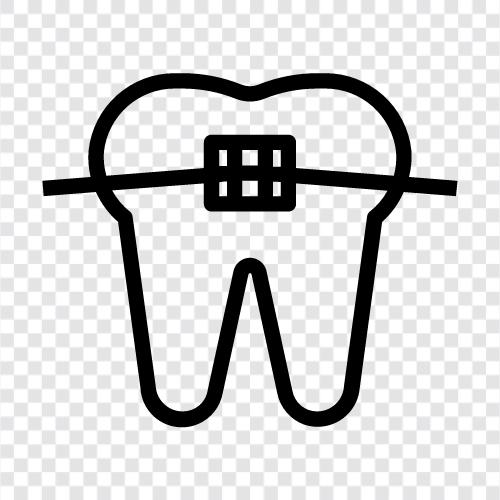 Zahnspangen, Zähne, Dental, Behandlung symbol