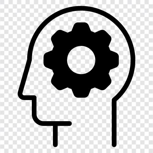 Gehirn, Lernen, Gedächtnis, Problemlösung symbol