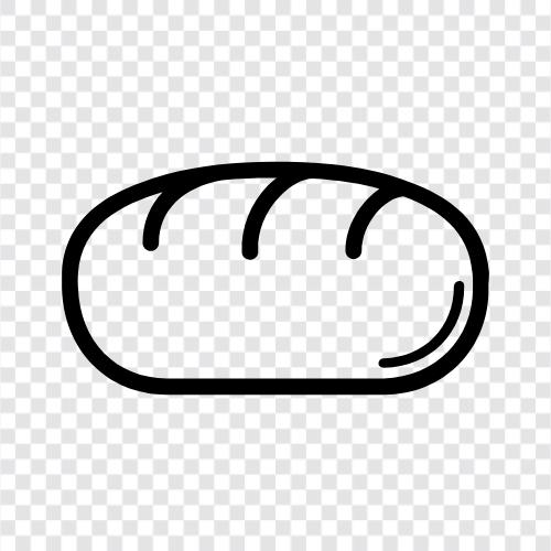 bread, sandwich, baguette, French bread icon svg