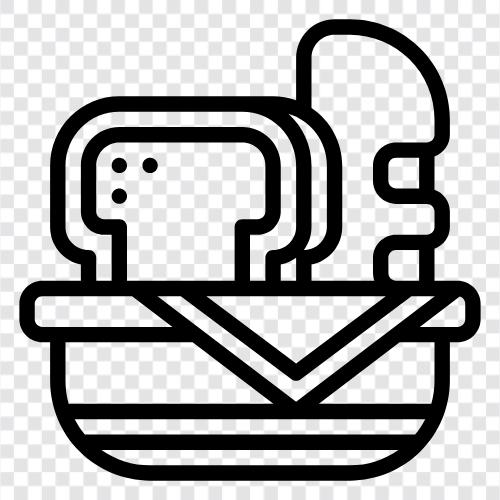 bread, basket, bread maker, bread maker reviews icon svg