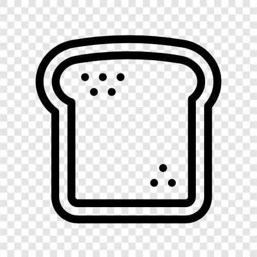 bread, rolls, pastries, cookies icon svg