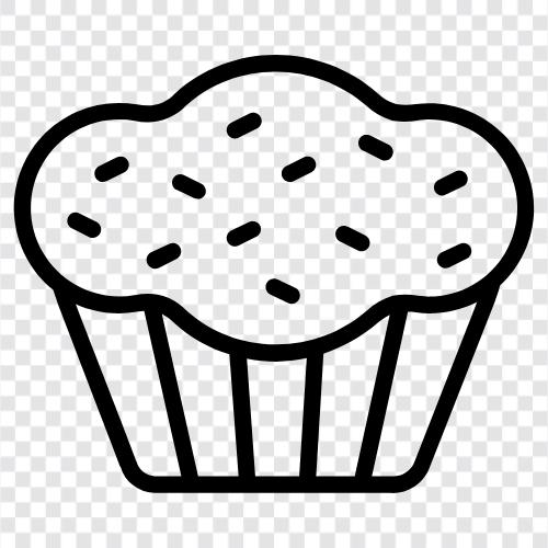 Breakfast Cake, Sugar Cake, Cupcakes, Vanilla Cake icon svg