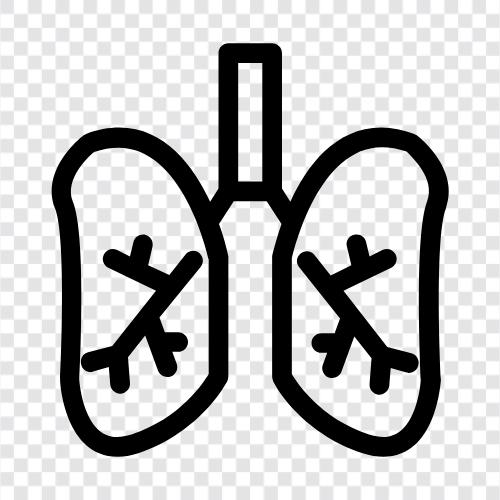 Atmung, Rauchen, Asthma, COPD symbol
