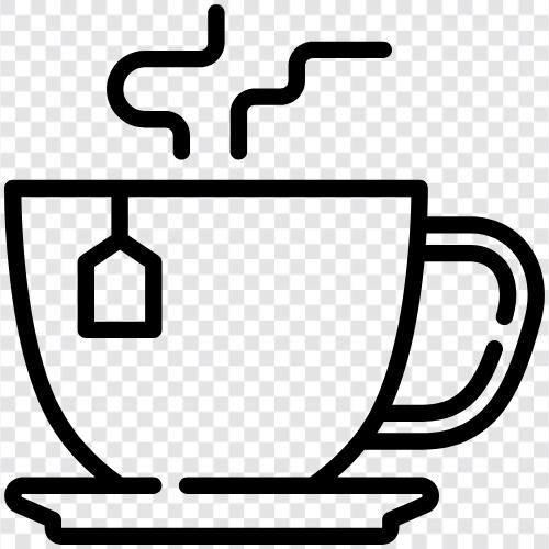 Brew, Cuppa, Cup, Çay Yaprakları ikon svg