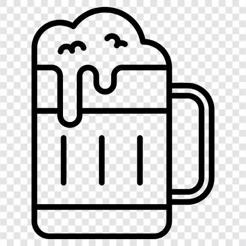 Brauerei, Bier, Ale, Lager symbol