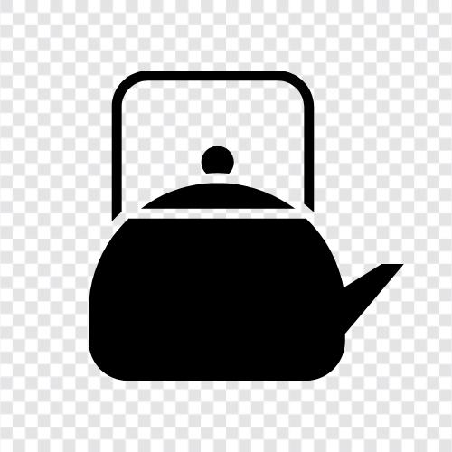 brewing tea, black tea, green tea, white tea icon svg