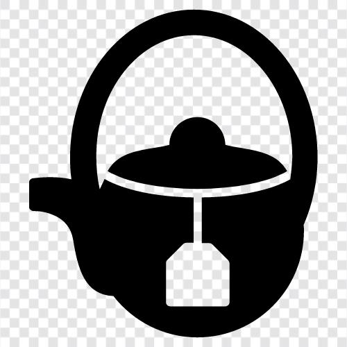 brewing tea, making tea, tea accessories, tea pot icon svg