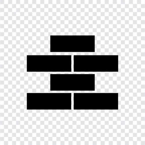 brick, wall, barrier, fortification icon svg