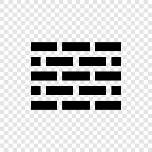 brick, wall, building, construction icon svg