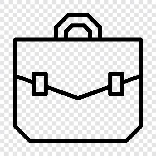 briefcase bag, briefcase style, work bag, tote bag icon svg