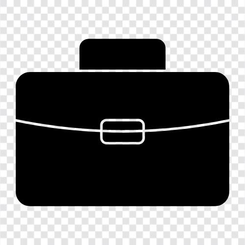 Briefcases, Leather, Men, Business icon svg