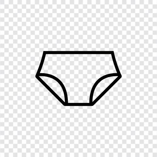 briefs, boxers, panties, bras icon svg