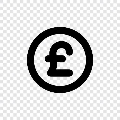 British Pound, Sterling, British Pound Sterling, currency icon svg