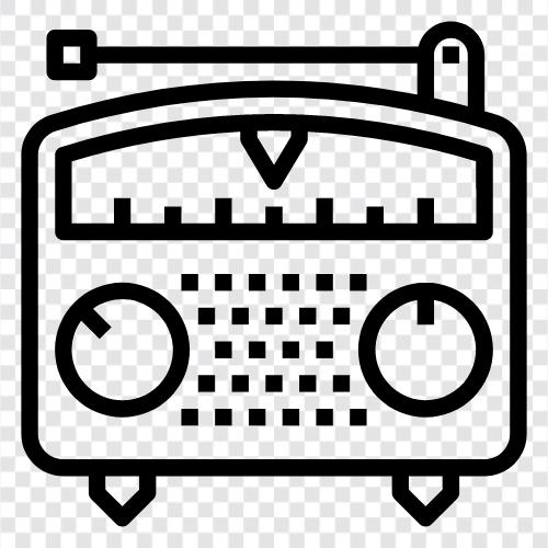 broadcasting, music, news, talk icon svg