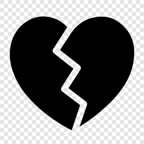 Broken Dreams, Broken Hearts, Broken Love, Broken Friendship icon svg