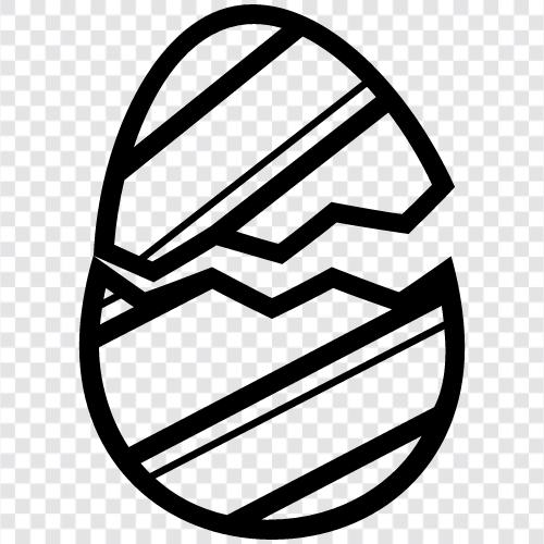 Kırık yumurta şerit deseni, tavukta kırık yumurta çizgileri, kırık yumurta çizgileri ikon svg