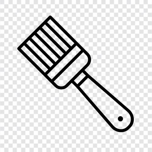 brush, painting, colors, canvas icon svg