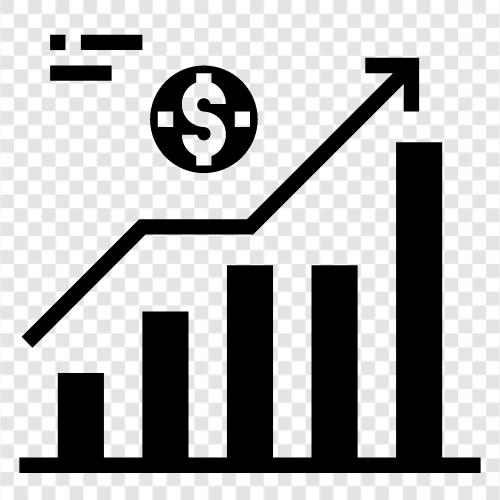 Budget, Schulden, Investitionen, Aktien symbol