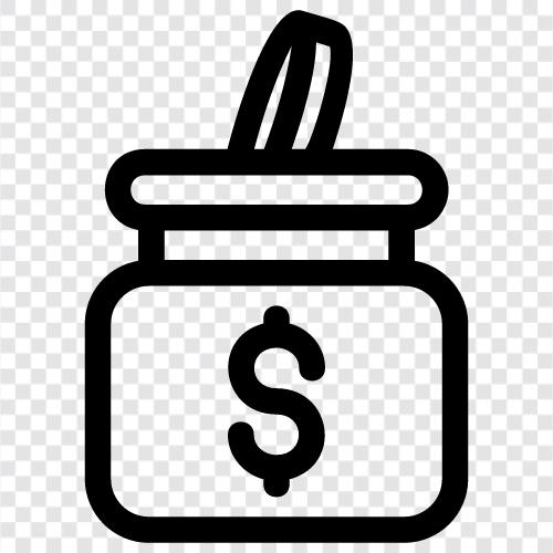 budget, sparen, penny, dollar symbol