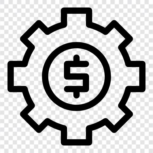 budgeting, forecasting, cash flow, equity icon svg