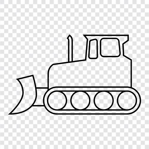 bulldozer, demolition, demolition contractor, demolition equipment icon svg