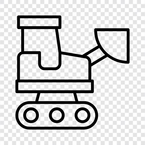 bulldozer, construction, heavy equipment, equipment icon svg