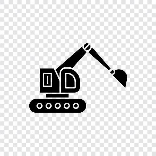 Bulldozer, Bau, Baumaschinen, schwere Ausrüstung symbol