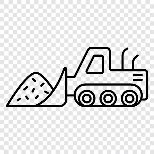 bulldozer, construction, heavy equipment, equipment icon svg