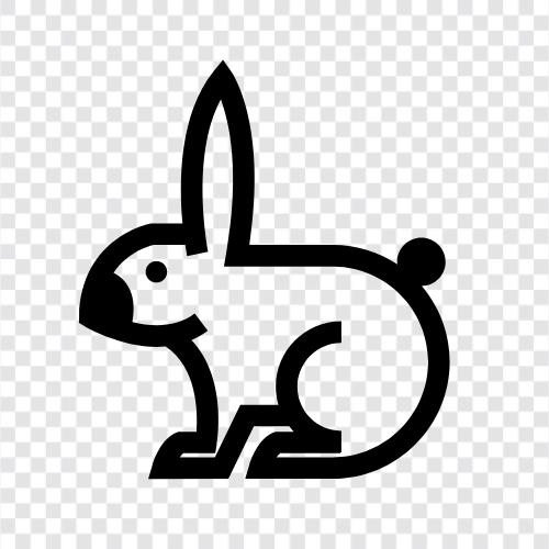 Hase, Kaninchen Eintopf, Haustier, im Käfig symbol